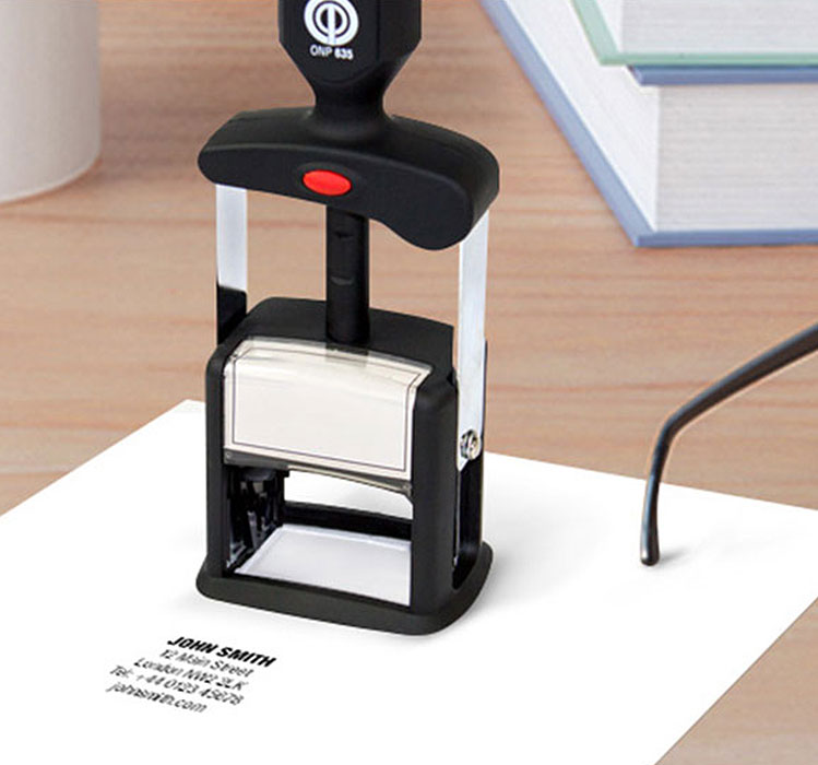 custom affordable self-inking dater stamps